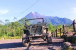Adventure to Merapi Jeep Sunrise Borobudur Temple and White River Rafting to Upper Progo River
