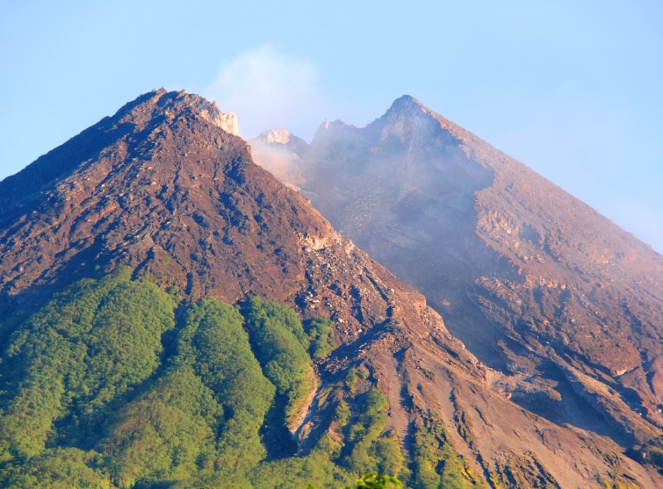 Adventure to Merapi Jeep Sunrise Borobudur Temple and White River Rafting to Upper Progo River